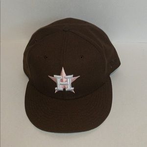 7 3/4 Houston Astro Brown Fitted Hat
